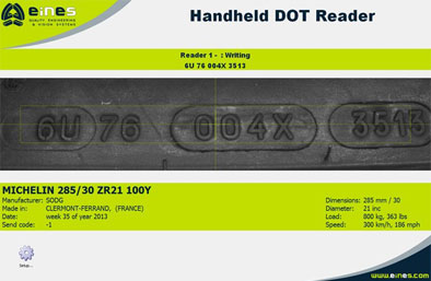 Dot Dom reading hand