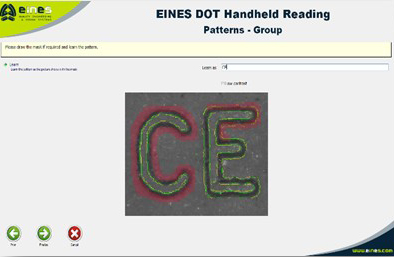 Dot Dom reading hand